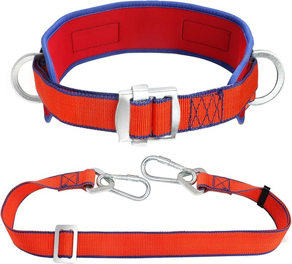 Safety Belt with Adjustable Lanyard and Updated Waist Pad