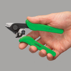 Easy grip handle of fiber optic cable stripping tool by Cable Prep
